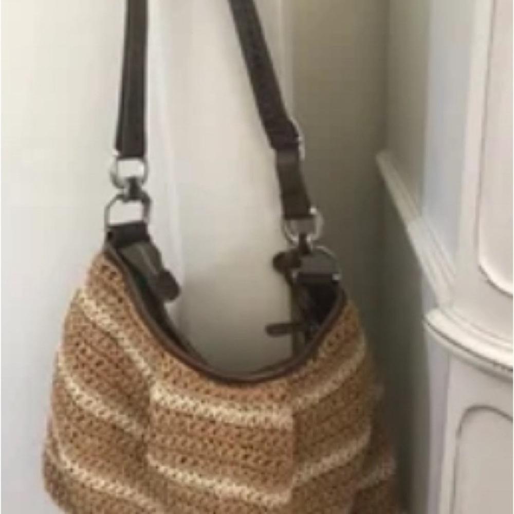 Brighton brand wooven tote bag